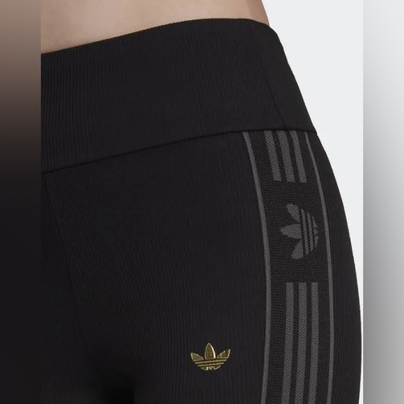 ☾ ADIDAS flare ribbed leggings - Picture 6 of 8